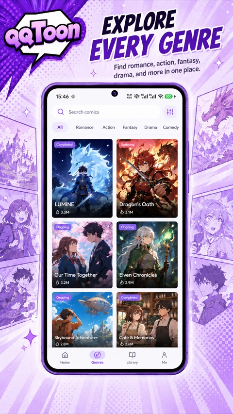 QQToon App Screenshot 2